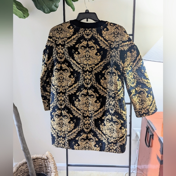 Anthropologie Endless Rose Jacquard Coat NWT Size L - Picture 3 of 5